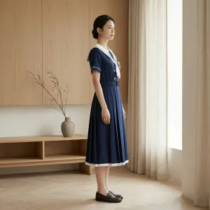 Academic-Style Japanese Uniform Dress — view 5