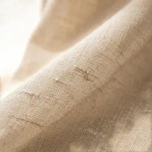 Beige Japanese Sheer Curtain, Natural Light — view 4