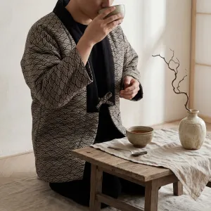 Cotton Hanten Japanese Jacket — view 3