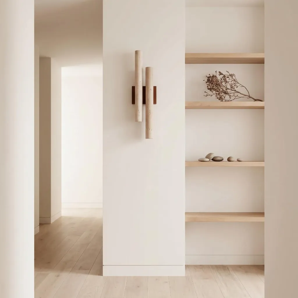 Double-Cylinder Japandi Wall Sconce — flexible, beautiful styling
