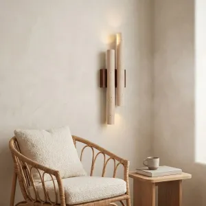 Double-Cylinder Japandi Wall Sconce — view 5