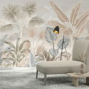 Exotic Japanese Wallpaper in Watercolor Tones — view 4