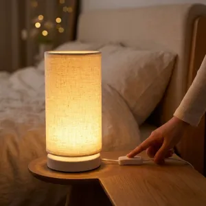 Japandi Cylinder Lamp, Warm White, USB — view 5