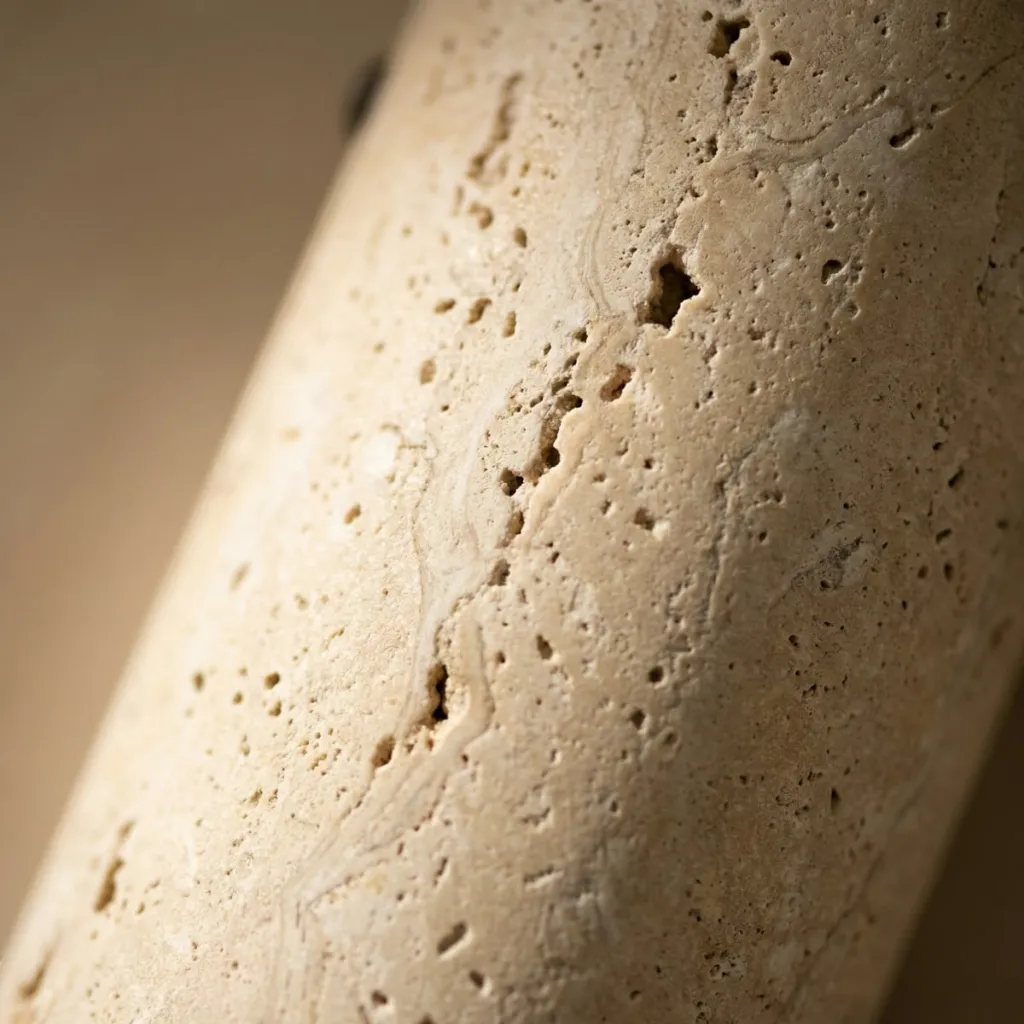 Japandi Natural Travertine Ceiling Spotlight — flexible, beautiful styling