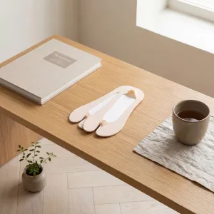 Japandi No-Show Non-Slip Socks — view 3