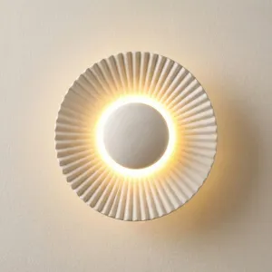 Japandi Radiant Halo Wall Sconce — view 3