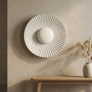 Japandi Radiant Halo Wall Sconce — view 4
