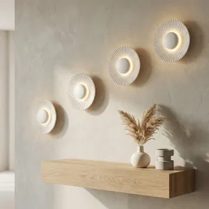 Japandi Radiant Halo Wall Sconce — view 5