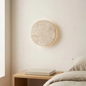 Japandi Round Indirect-Light Wall Sconce — view 2