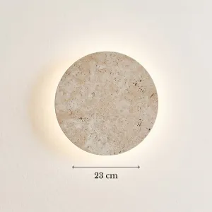 Japandi Round Indirect-Light Wall Sconce — view 6