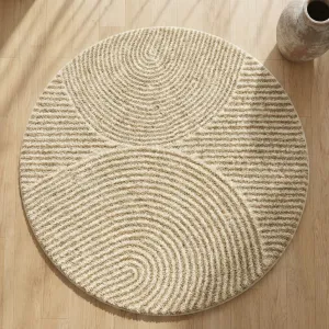 Japandi Rug with Japanese Garden Pattern — view 1
