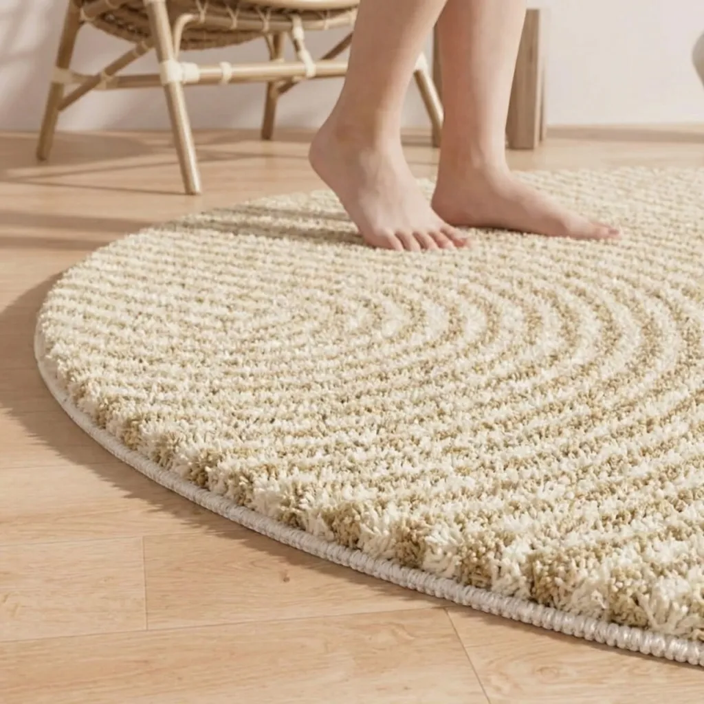 Japandi Rug with Japanese Garden Pattern — a piece designed for serenity