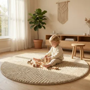 Japandi Rug with Japanese Garden Pattern — view 3