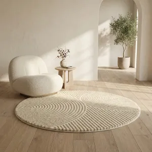 Japandi Rug with Japanese Garden Pattern — view 5