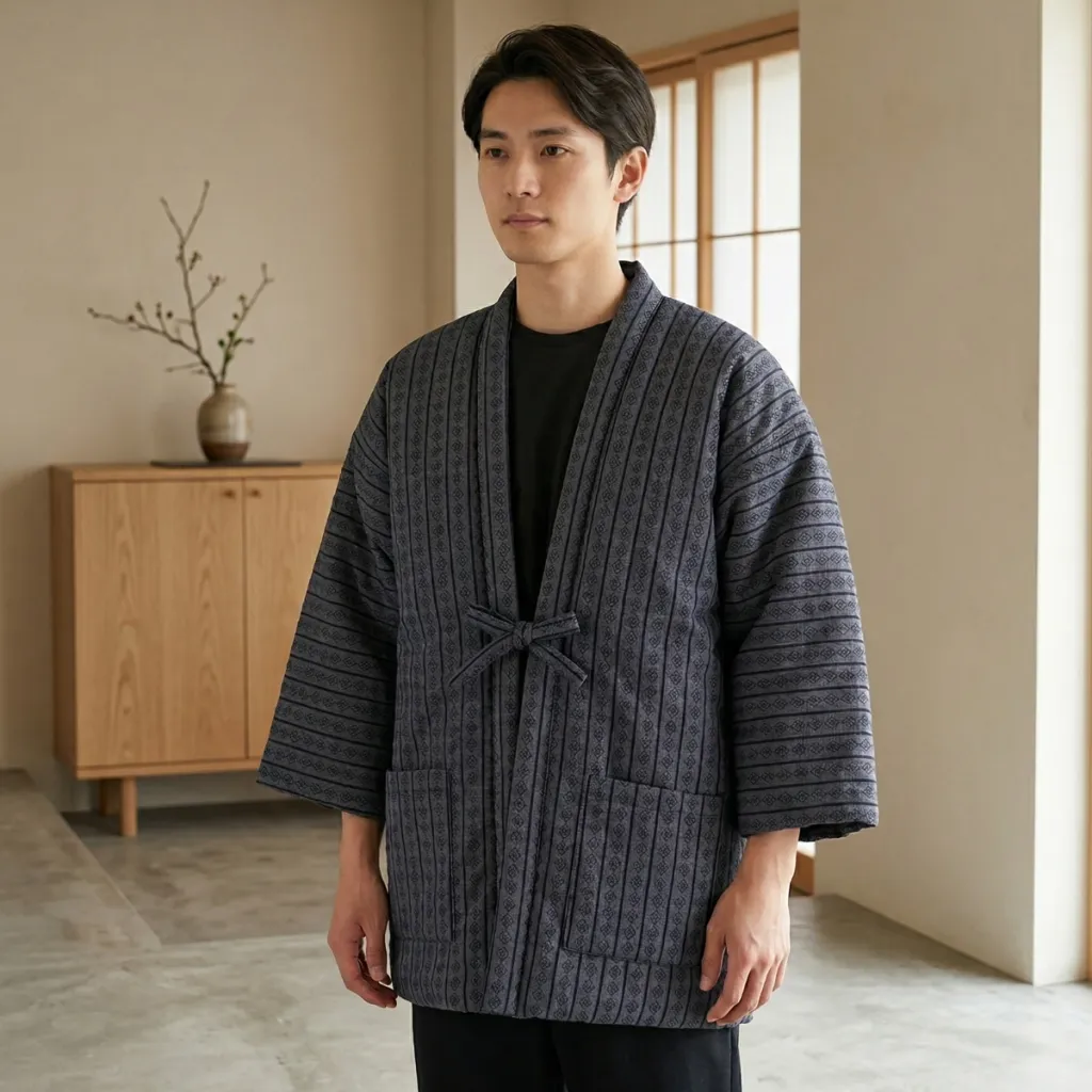 Japandi Winter Jacket for Men