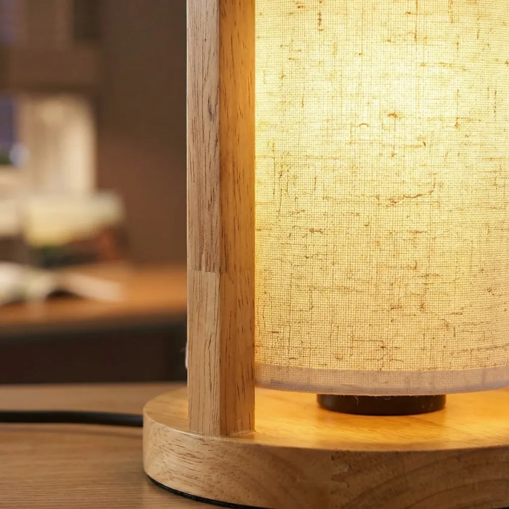 Sleek Japandi Wood Table Lamp — flexible, beautiful styling
