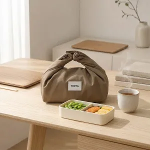 Japanese Insulated Bento Bag - Furoshiki Style — view 4