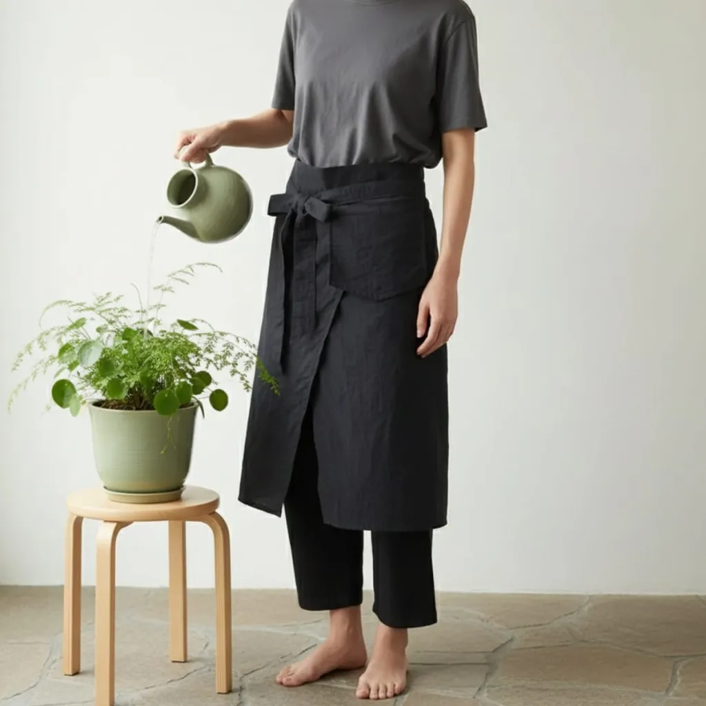 Japanese Tie-Waist Apron — where minimalism meets durability