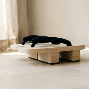 Light Wood Japanese-Style Geta Sandals — view 2