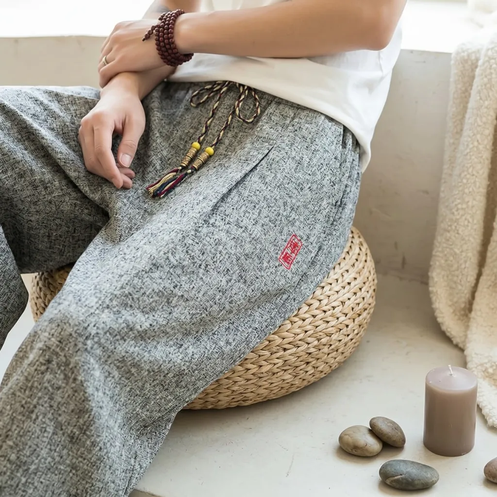 Men's 7/8 Japanese-Style Pants for Everyday Comfort — where minimalism meets durability