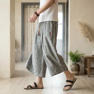 Men's 7/8 Japanese-Style Pants for Everyday Comfort — view 4