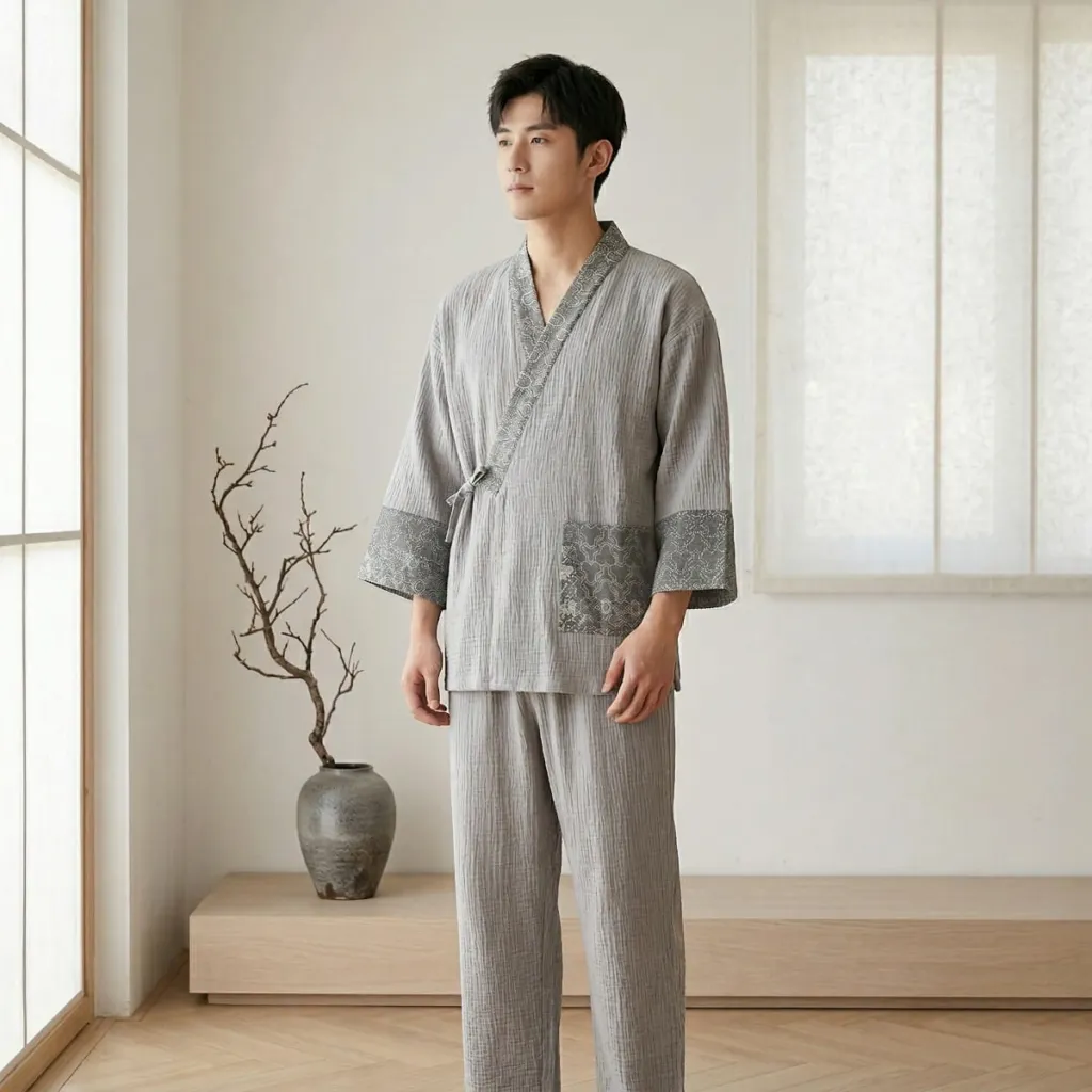 Men's Gray Mid-Season Jinbei