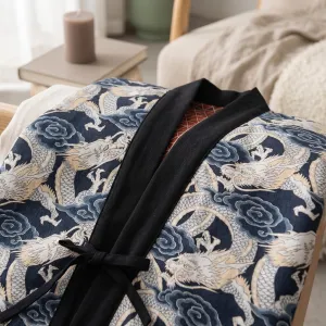 Men's Hanten Jacket with Dragon Print — view 3