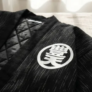 Men's Hanten Jacket with Prosperity Symbol — view 2