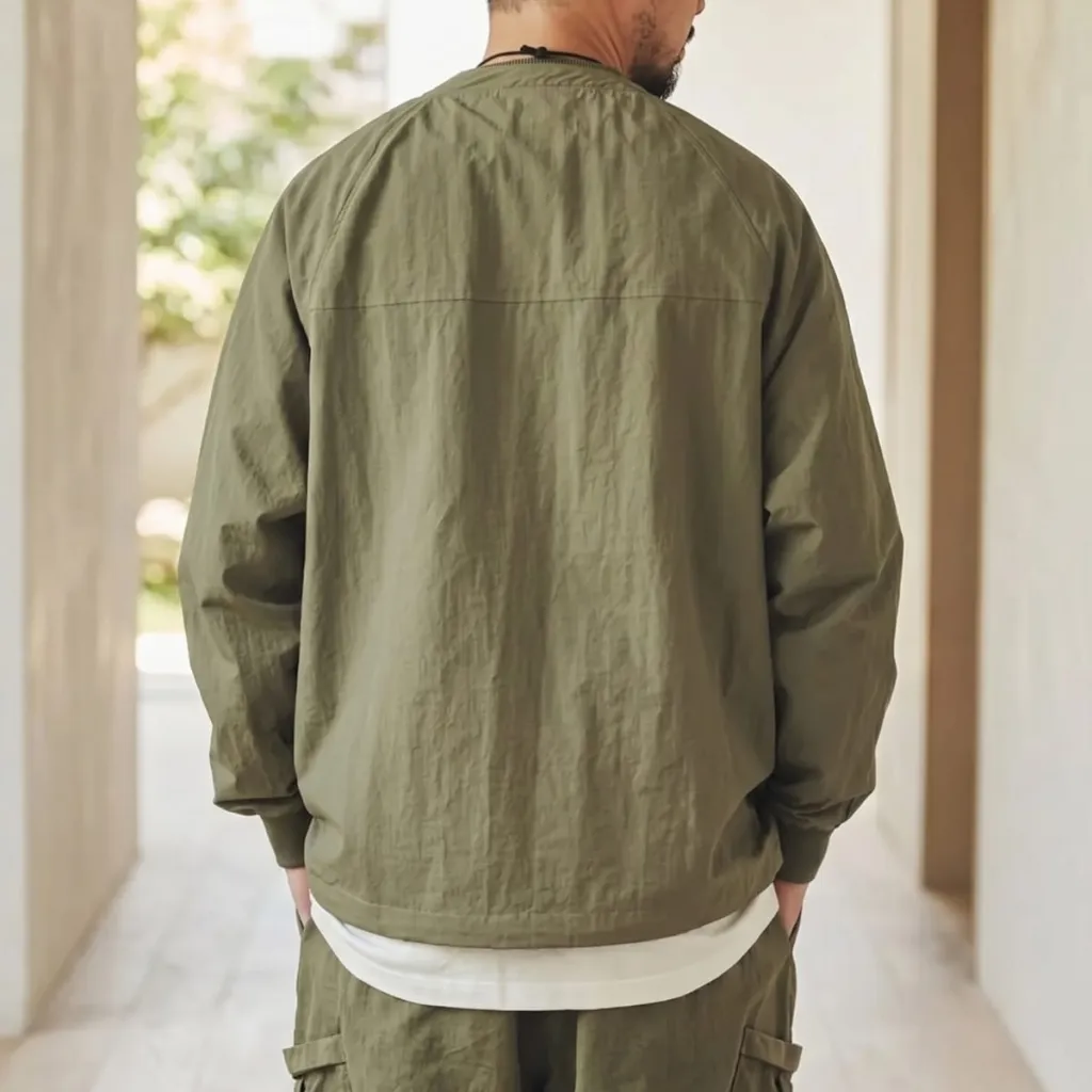Men's Japanese Windbreaker Jacket — a piece designed for serenity