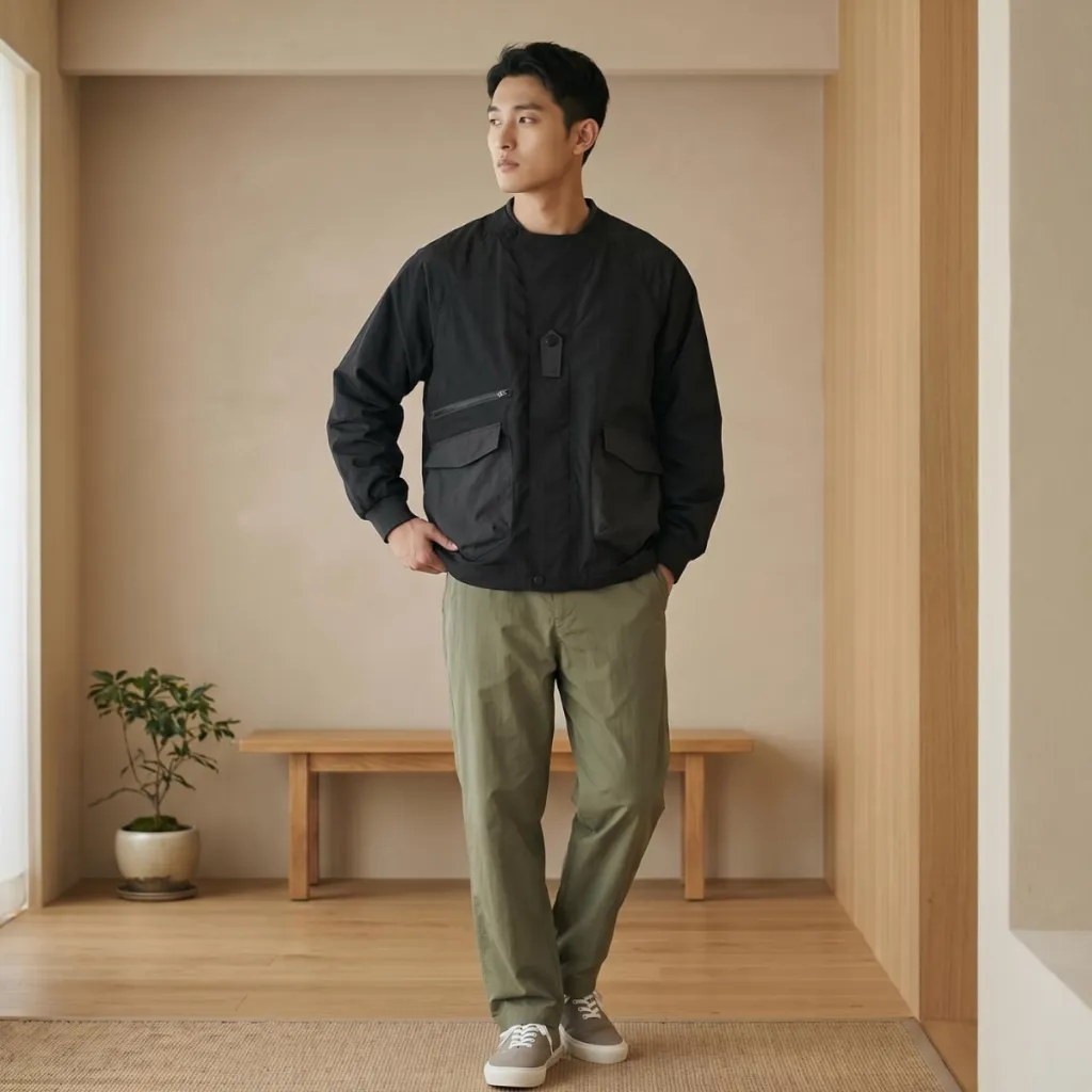Men's Japanese Windbreaker Jacket