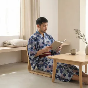 Men's Kimono with Traditional Geometric Pattern — view 4