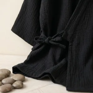 Men's Lightweight Textured Cotton Jinbei — view 4