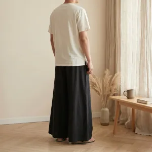 Men's Modern Samue-Style Japanese Pants — view 3