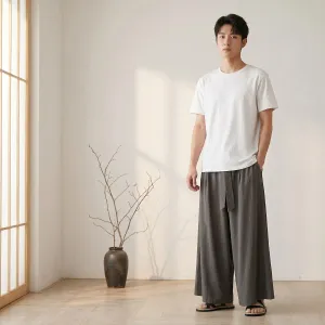 Men's Modern Samue-Style Japanese Pants — view 4
