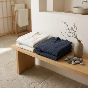 Men's Textured Short-Sleeve Jinbei Set — view 3