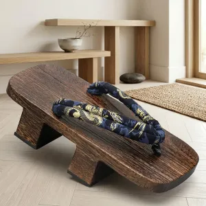 Men's Traditional Two-Tooth Wood Geta Sandals — view 2