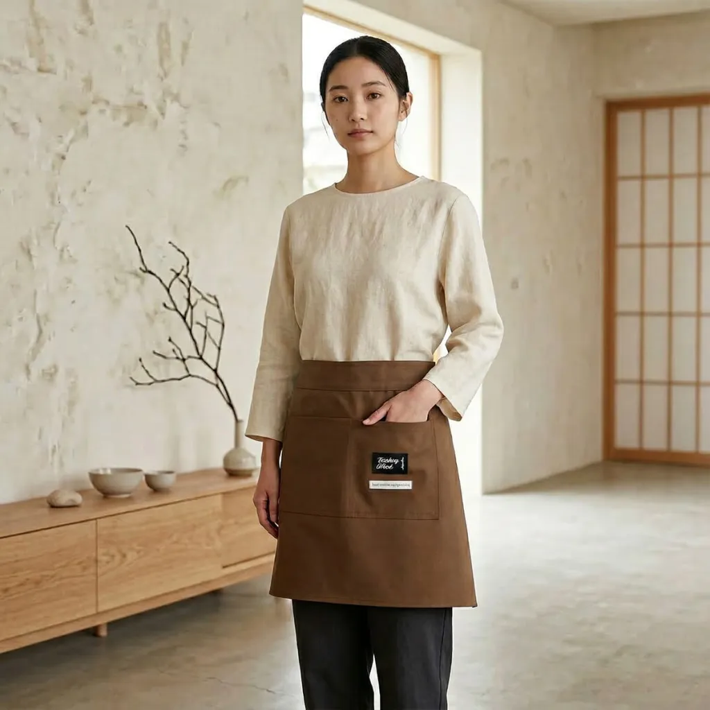 Mid-Length Japanese Apron