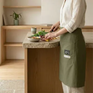 Mid-Length Japanese Apron — view 4