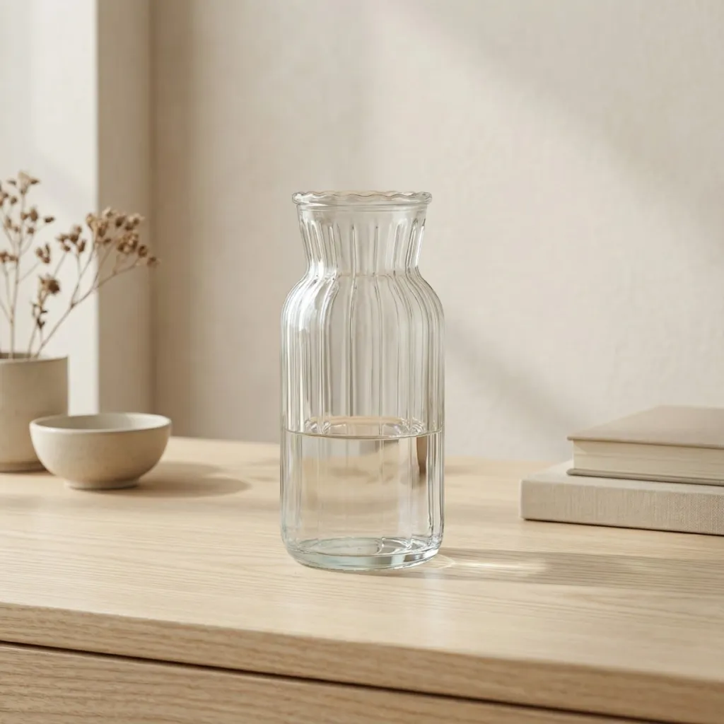 Mini Japandi Sculpted Glass Vase