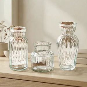 Mini Japandi Sculpted Glass Vase — view 3