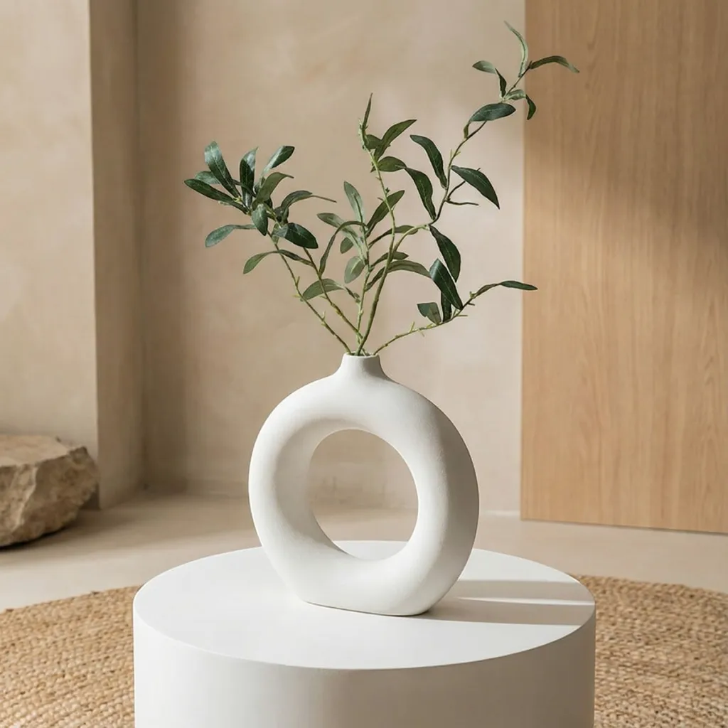 Minimalist Decorative Pot for Floral Arrangements