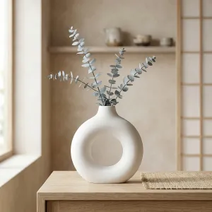 Minimalist Decorative Pot for Floral Arrangements — view 3