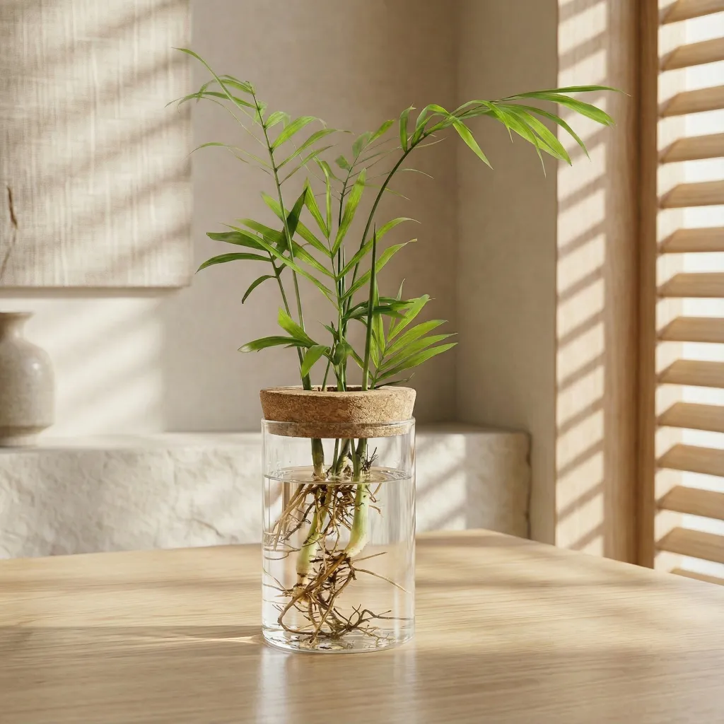Minimalist Hydroponic Glass Vase — where minimalism meets durability