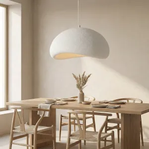 Minimalist Japandi Pendant Light with Soft Glow — view 5