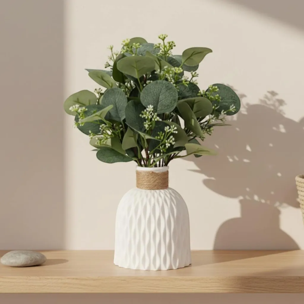Minimalist Japandi Plastic Vase