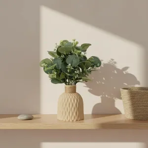 Minimalist Japandi Plastic Vase — view 2