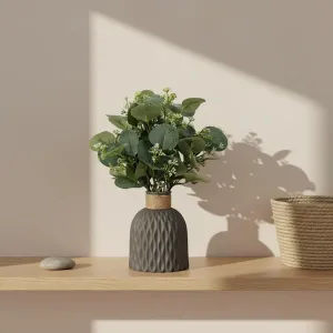 Minimalist Japandi Plastic Vase — view 3