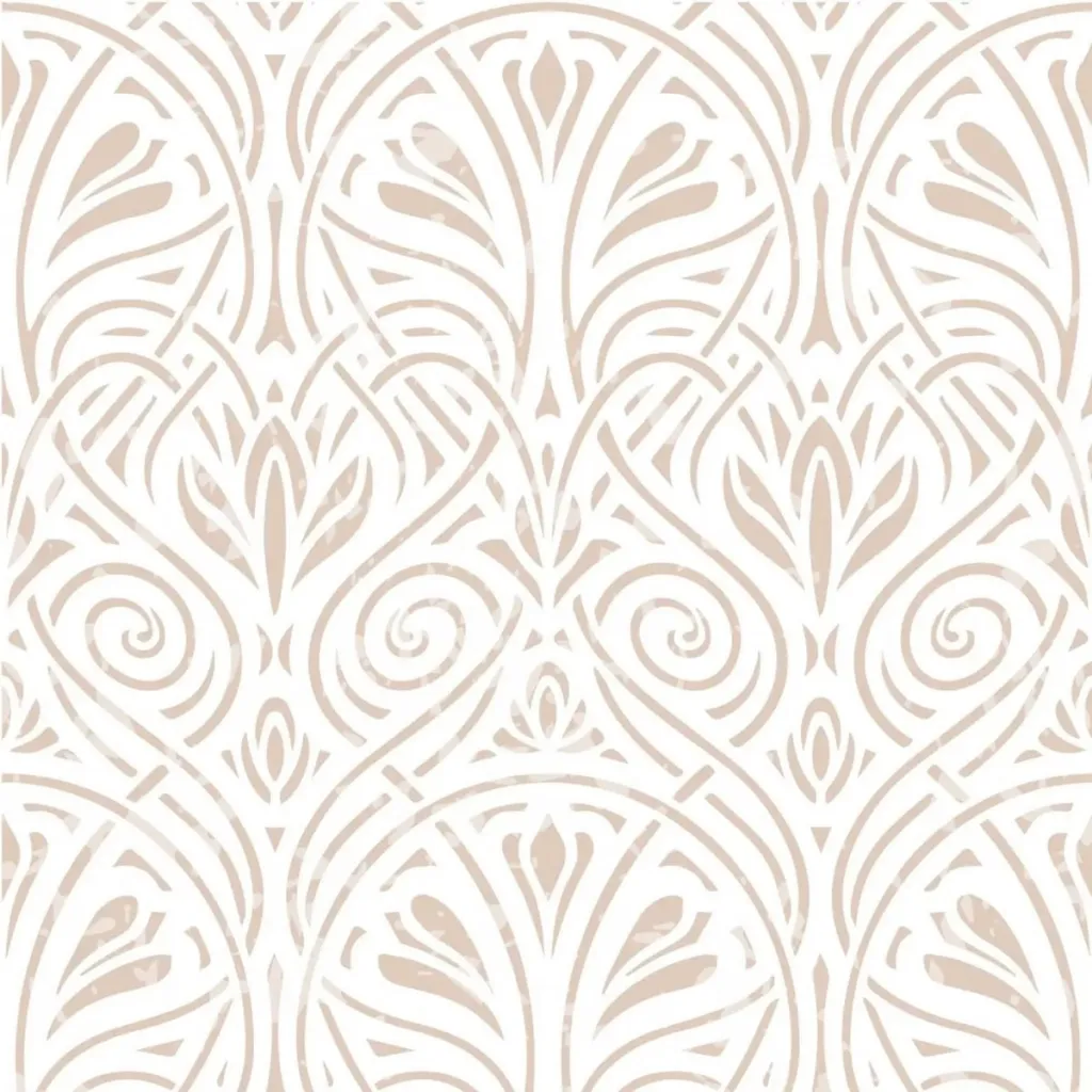 Minimalist Japanese Wallpaper with Arabesque Pattern — flexible, beautiful styling