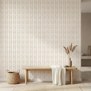 Minimalist Japanese Wallpaper with Chevron Pattern — view 5