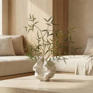Minimalist Ornamental Ceramic Vase — view 1